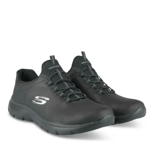 Baskets NOIR SKECHERS Summits Itz Bazik