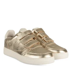 Baskets OR Femme CUIR Motif Uni A Enfiler