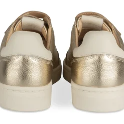 Baskets OR Femme CUIR Motif Uni A Enfiler