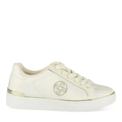 Baskets OR Femme Motif Iridescent Lacets