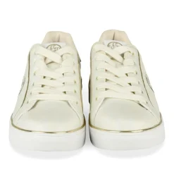 Baskets OR Femme Motif Iridescent Lacets