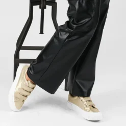Baskets OR Femme Motif Uni Scratch