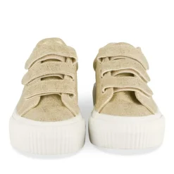 Baskets OR Femme Motif Uni Scratch
