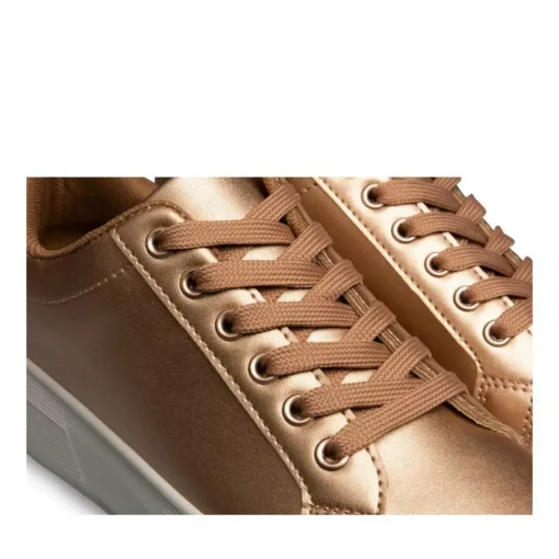Baskets OR Femme Motif Uni Lacets