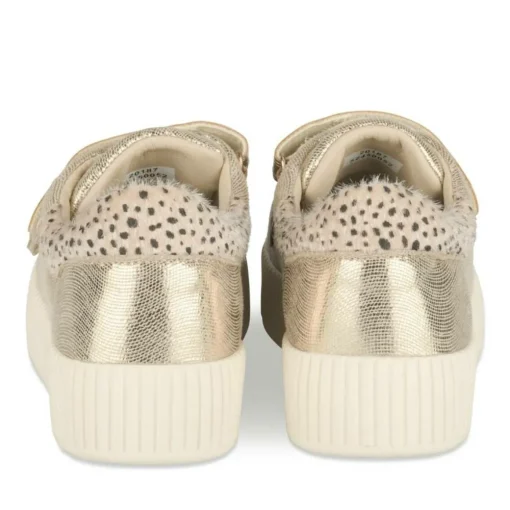 Baskets OR Fille Motif Animal Scratch