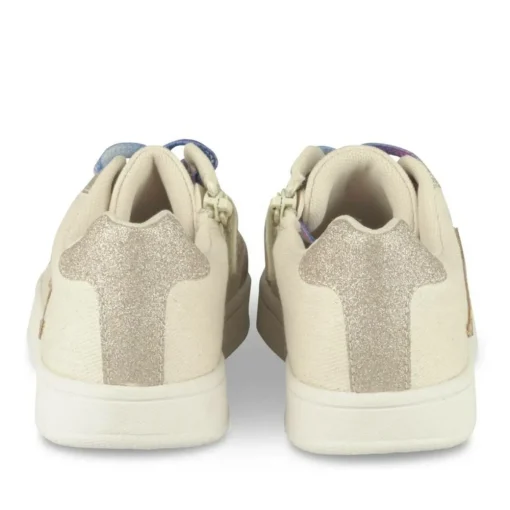 Baskets OR Fille Motif Paillettes Lacets