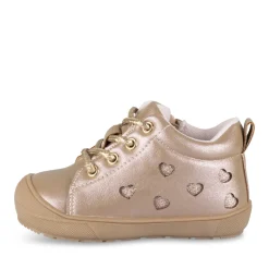 Baskets OR Fille Motif Uni Lacets + Fermeture éclair