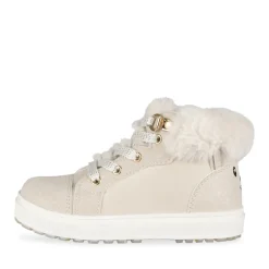 Baskets OR Fille Motif Uni Lacets + Fermeture éclair