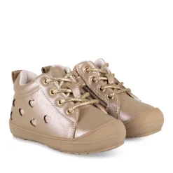 Baskets OR Fille Motif Uni Lacets + Fermeture éclair