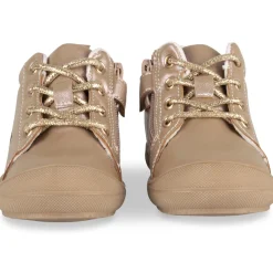 Baskets OR Fille Motif Uni Lacets + Fermeture éclair