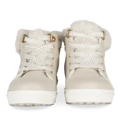 Baskets OR Fille Motif Uni Lacets + Fermeture éclair