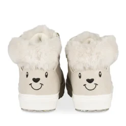 Baskets OR Fille Motif Uni Lacets + Fermeture éclair