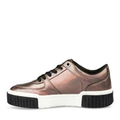 Baskets PEWTER Femme Motif Iridescent