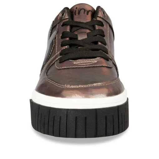 Baskets PEWTER Femme Motif Iridescent
