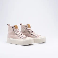 Baskets ROSE Femme Motif Uni Lacets