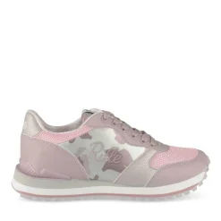 Baskets ROSE Femme Motif Iridescent Lacets