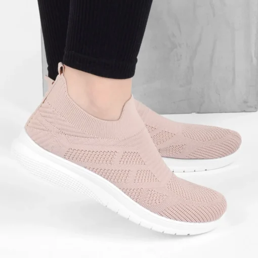 Baskets ROSE Femme Motif Uni A Enfiler