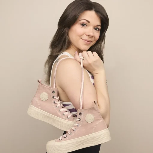 Baskets ROSE Femme Motif Uni Lacets