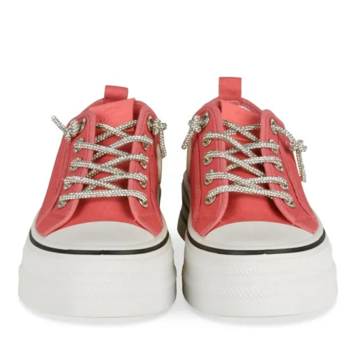 Baskets ROSE Femme Motif Uni Lacets