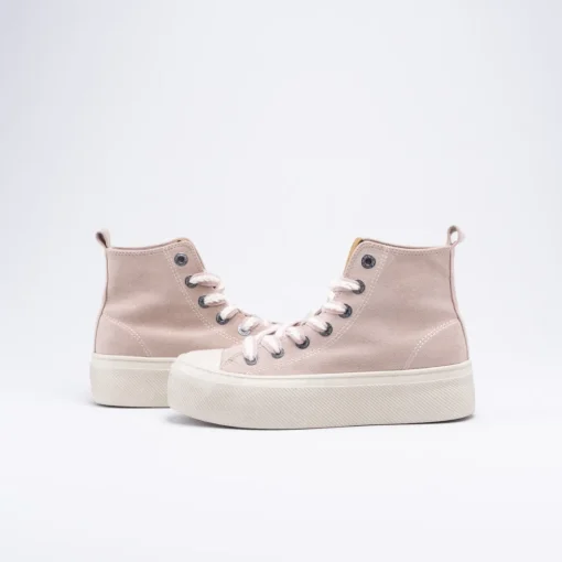 Baskets ROSE Femme Motif Uni Lacets