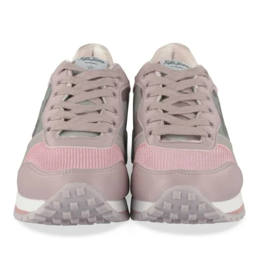 Baskets ROSE Femme Motif Iridescent Lacets