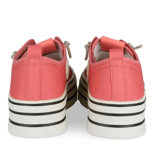 Baskets ROSE Femme Motif Uni Lacets