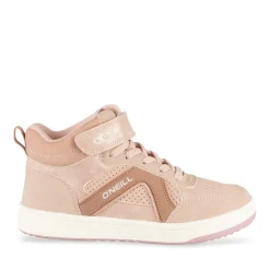 Baskets ROSE Fille Motif Uni Scratch + Elastique