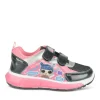 Baskets ROSE Fille Motif Animal Scratch