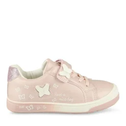 Baskets ROSE Fille Motif Animal Scratch