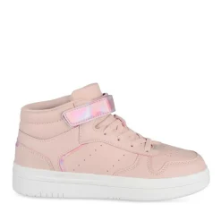 Baskets ROSE Fille Motif Uni Scratch