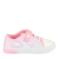 Baskets ROSE Fille Motif Animal Scratch
