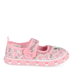 Baskets ROSE Fille Motif Fleuri Scratch