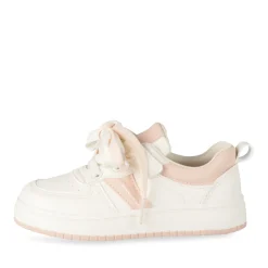 Baskets ROSE Fille Motif Uni Scratch
