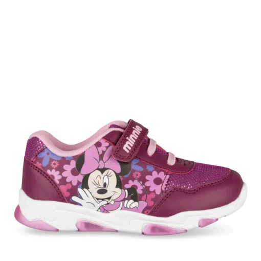 Baskets ROSE Fille Motif Uni Scratch