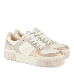 Baskets ROSE Fille Motif Paillettes Lacets