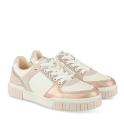 Baskets ROSE Fille Motif Paillettes Lacets
