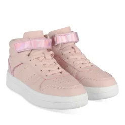 Baskets ROSE Fille Motif Uni Scratch
