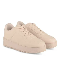 Baskets ROSE Fille Motif Uni Lacets