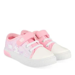 Baskets ROSE Fille Motif Animal Scratch