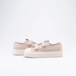 Baskets ROSE Fille Motif Uni Scratch