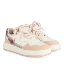 Baskets ROSE Fille Motif Uni Scratch