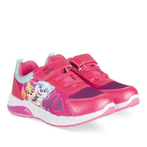 Baskets ROSE Fille Motif Uni Scratch