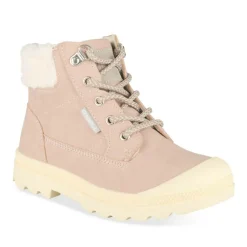 Baskets ROSE Fille Motif Uni Lacets