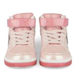 Baskets ROSE Fille Motif Iridescent Scratch