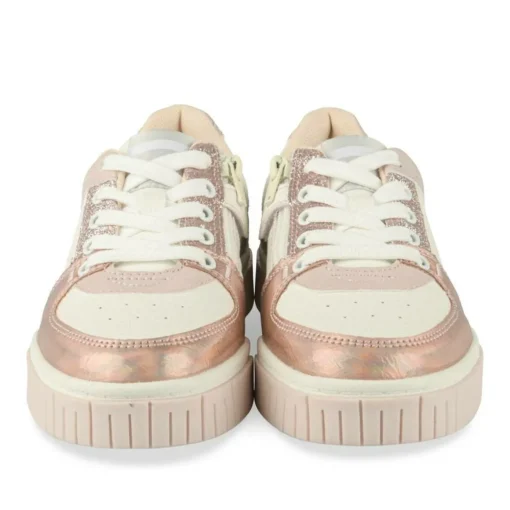 Baskets ROSE Fille Motif Paillettes Lacets