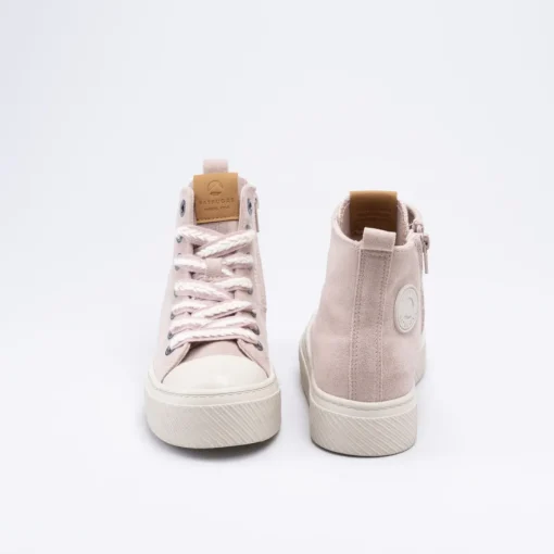 Baskets ROSE Fille Motif Uni Lacets