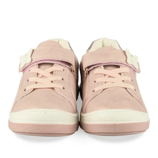 Baskets ROSE Fille Motif Animal Scratch