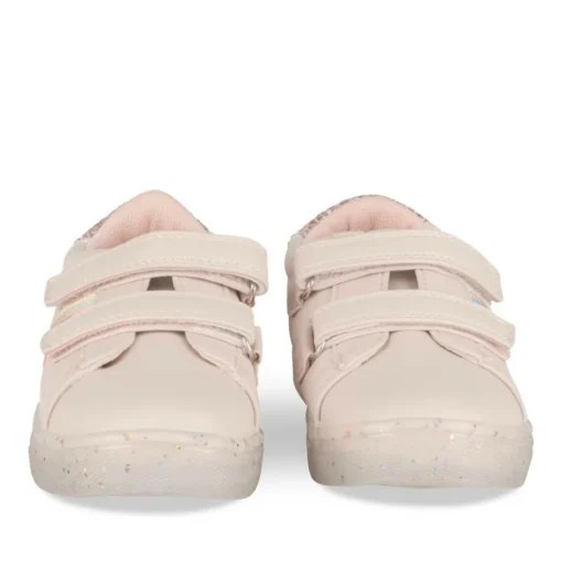 Baskets ROSE Fille Motif Paillettes Scratch