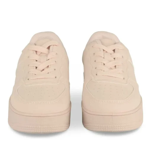 Baskets ROSE Fille Motif Uni Lacets