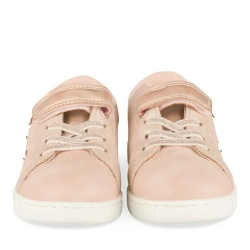 Baskets ROSE Fille Motif Uni Scratch